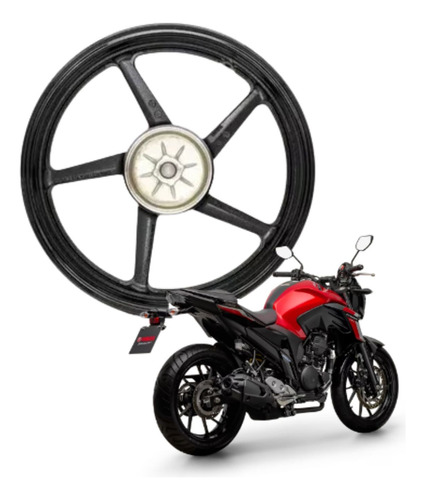 Aro De Roda Traseira Fazer 150 Original Yamaha Liga Leve