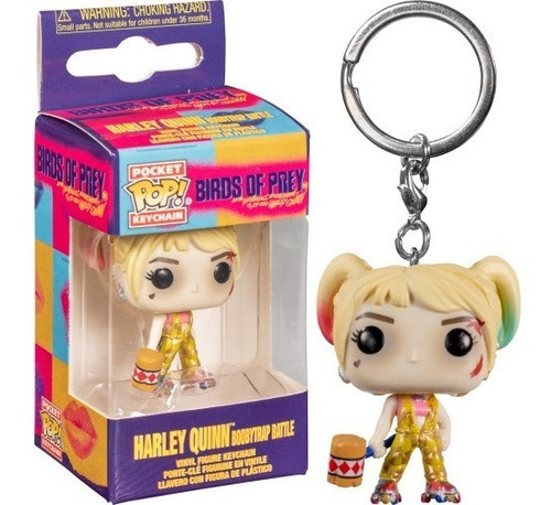 Funko Pop Harley Quinn Boobytrap Battle Keychain Llavero