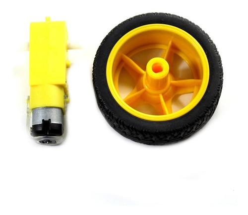 Rueda Con Motor Cd Y Motorreductor, Arduino, Robotica, Robot