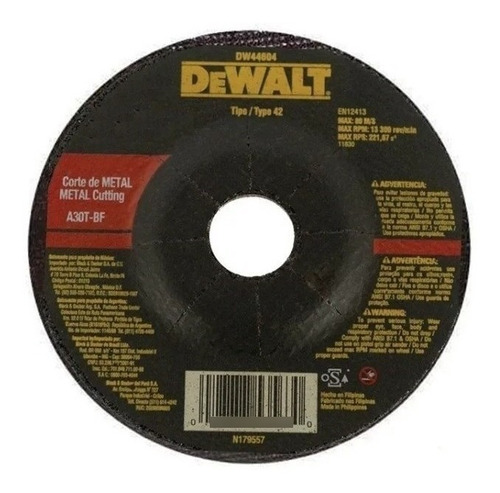 Disco Corte Metal Dewalt 7 X 3mm X 7/8