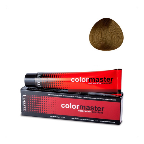 Tinta Color Máster Nº8/0 Rubio Claro Intenso 60 Ml Fidelite