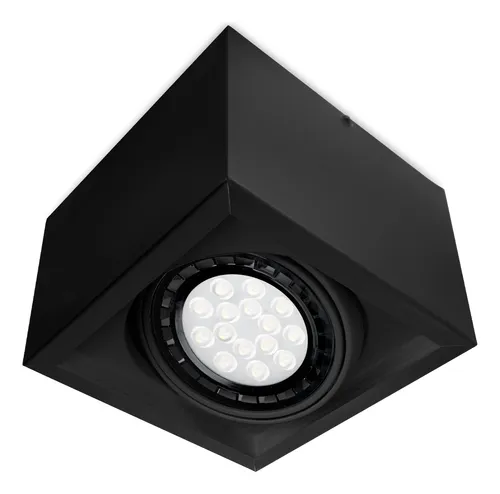 Plafon Spot Aplicar Ar111 + Led Dimerizable Regulable