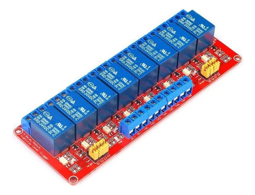 Modulo 8 Relevador Relay 24v Compatible Pic Plc Arduino Kopira,Están disponibles 5V, 12V y 24V,Todas las interfaces se pueden conectar directamente a través del terminal de cableado