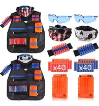 Comprar 2 Juegos Nerf Gun Chaleco Al Aire Libre Táctico Y Juguetes