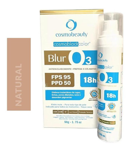 Blur O3 Ozônio Natural Cosmoblock Fps95 Comosbeauty