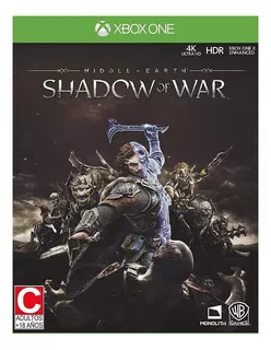 Middle Earth Shadow Of War Xbox One Nuevo Fisico