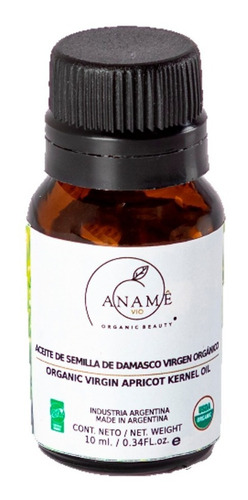 Aceite De Semilla De Damasco Orgánico X 10 Ml.- Aname Vio 