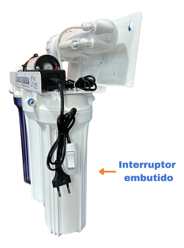 Filtro Osmose Reversa - 4 Etapas/ 400gpd - 60l/h - Com Bomba