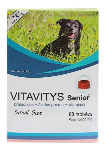 Vitavitys Sênior Multivitamínico Nutrasyn Cães Pequenos 168g