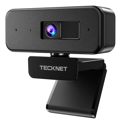 Tecknet Cámara Web De 1080p Con Micrófono Y Cubierta De Priv