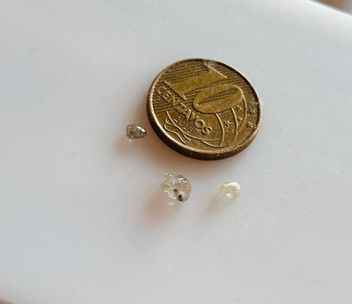 Diamante Bruto Natural Com 1,15 Quilates Branco