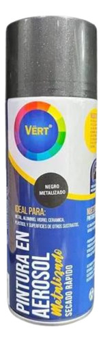 Spray Negro Metalizado Vert