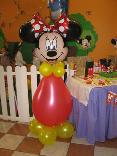 Globo Piñata Minnie-mickey Mouse Candy Cumpleaños Cotillon