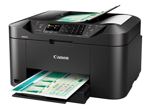 Impressora a cor multifuncional Canon Maxify MB2110 com wifi 110V/220V preta
