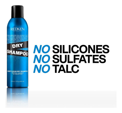 Shampoo Seco Redken Deep Clean Para Todos Os Tipos De Cabelo