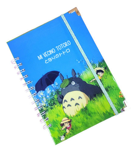 Cuaderno De Lineas Con Imagenes De Totoro Con Hoja Esquela