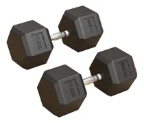 Comprar Mancuernas De Caucho Gym 15 Kilos Total Pesas Gym Ejercicios
