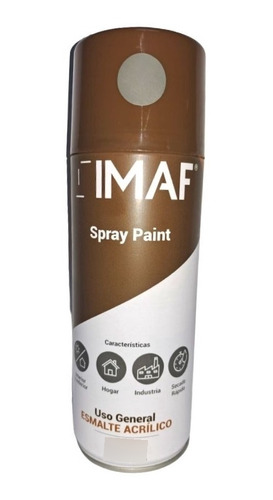 Pintura Spray Esmalte Acrílico Gris Machete Imaf