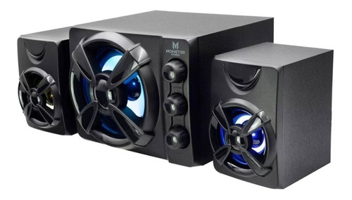 Subwoofer Parlante Monster Games Blowout 2.1 Sw919 Usb Rgb
