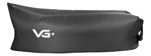 Sofá Puff Air Bag Inflável Para Camping Vg+ Preto