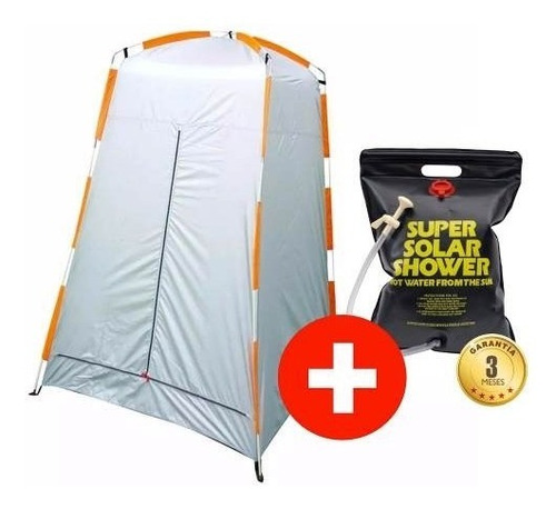 Carpa Baño Vestidor Portatil Pampa + Ducha Solar Nautika