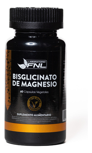 Bisglicinato De Magnesio 60 Capsulas Fnl Sabor Sin Sabor