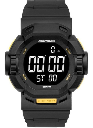 Relógio Digital Mormaii Masculino Preto Wave Esportivo MO6710AB/8Y