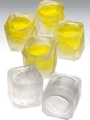 Molde Se Silicon Para Vasos De Hielo Marca Ibili Color Verde