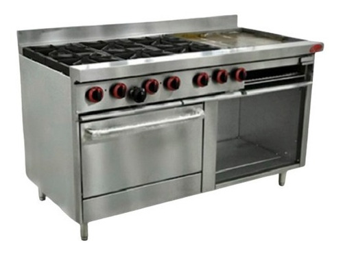 Imagen 1 de 1 de Cocina Gas Indust 6h 1h Pg Deposito Coc-ib.06.pg1h Ib. Xavi