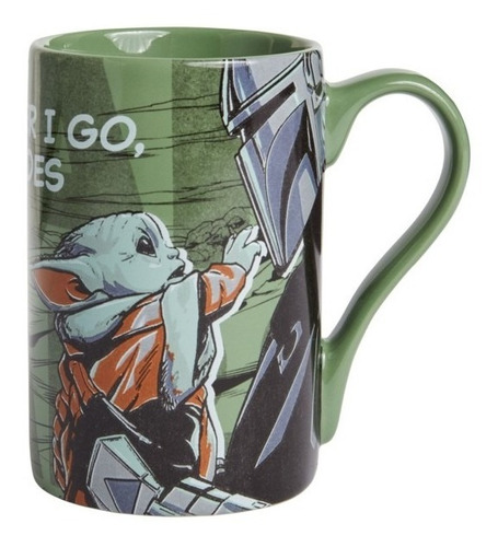 Taza Star Wars The Mandalorian & Grogu Sketch Disney Store 