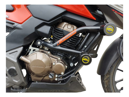 Defensa Lateral M/sport Pro 4 Con Sliders Jpl Honda Cb 300 F