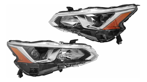 Faros Nissan Altima 2019 2020 2021 Con Lupa