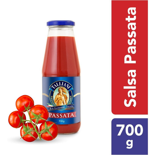 Salsa De Tomates Talliani Passata En Botella 700g