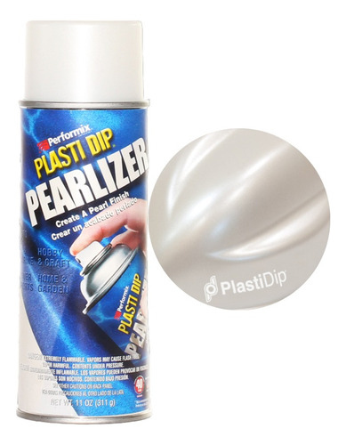 Pintura Removible Plastidip Aerosol Pearlizer Acabado Blanco Perlado Color Blanco Perlado