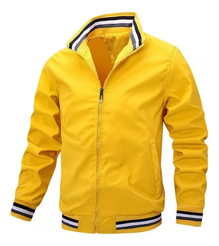 Chamarra Bomber Chamarra Hombre Ropa Deportiva Casual Blus *