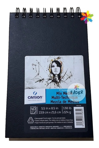 Canson C A Grain Book Mix Media 13.9cm X 21.6cm Barrio Norte