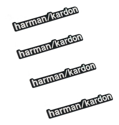 4 Insignia Logo Harman Kardon Adhesivo Para Auto O Parlantes