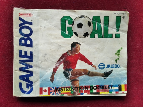  Goal ( Gameboy Color Advance Sp ) ( Manual )  2v  _\(^o^)/_
