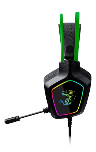 Imagen 2 de 10 de Auriculares Gamer Aiwa Constrictor Rgb Con Mic