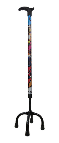 Bengala 4 Pontas Em Alumínio Personalizada 3 Opções De Cor Cor Multicolor