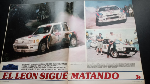Revista Corsa 961 Año 1984 Renault 11 F2 Tc Tandil 6/11