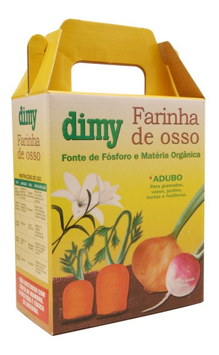 Fertilizante Dimy Orgânico Farinha De Osso