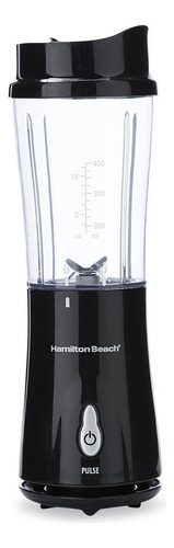 Liquidificador portátil Hamilton Beach 51102BZ 400 mL preto com jarra de tritan 127V