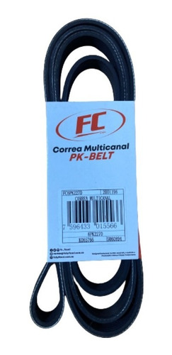 Correa Única 6pk2270 Volkswagen Gol Parati Saveiro