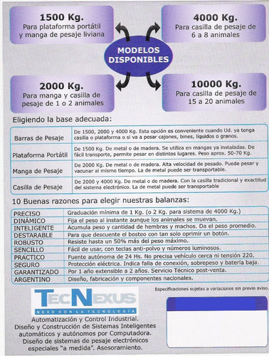 Imagen 6 de 6 de Vendo O Permuto Una Fábrica De Balanzas Electrónicas Ganaderas X Auto O Camioneta