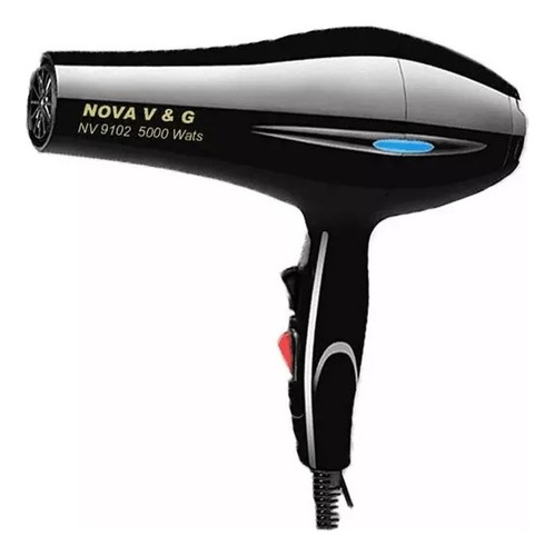 Secador De Pelo New Profesional Nova 5000w + Boquilla