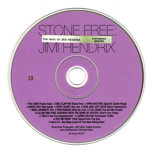 Fo Stone Free A Tribute To Jimi Hendrix Cd 1993 Ricewithduck