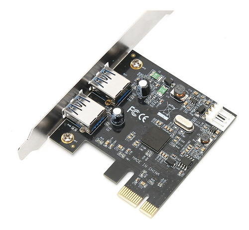 Tarjeta De Expansión Usb3.0, Placa Pcie De 2 Puertos Con Vel