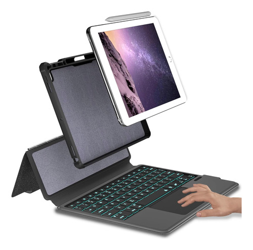 Funda Con Teclado Eoso / Para iPad 9.7  / Black