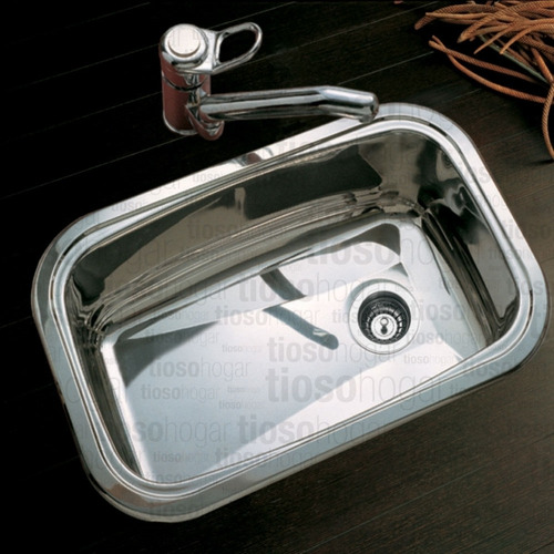 Bachas E60 T Acero Inoxidable Johnson Pileta Simple 60x37x20